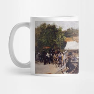 Outside a Restaurant in the Bois de Boulogne by Hugo Birger Mug